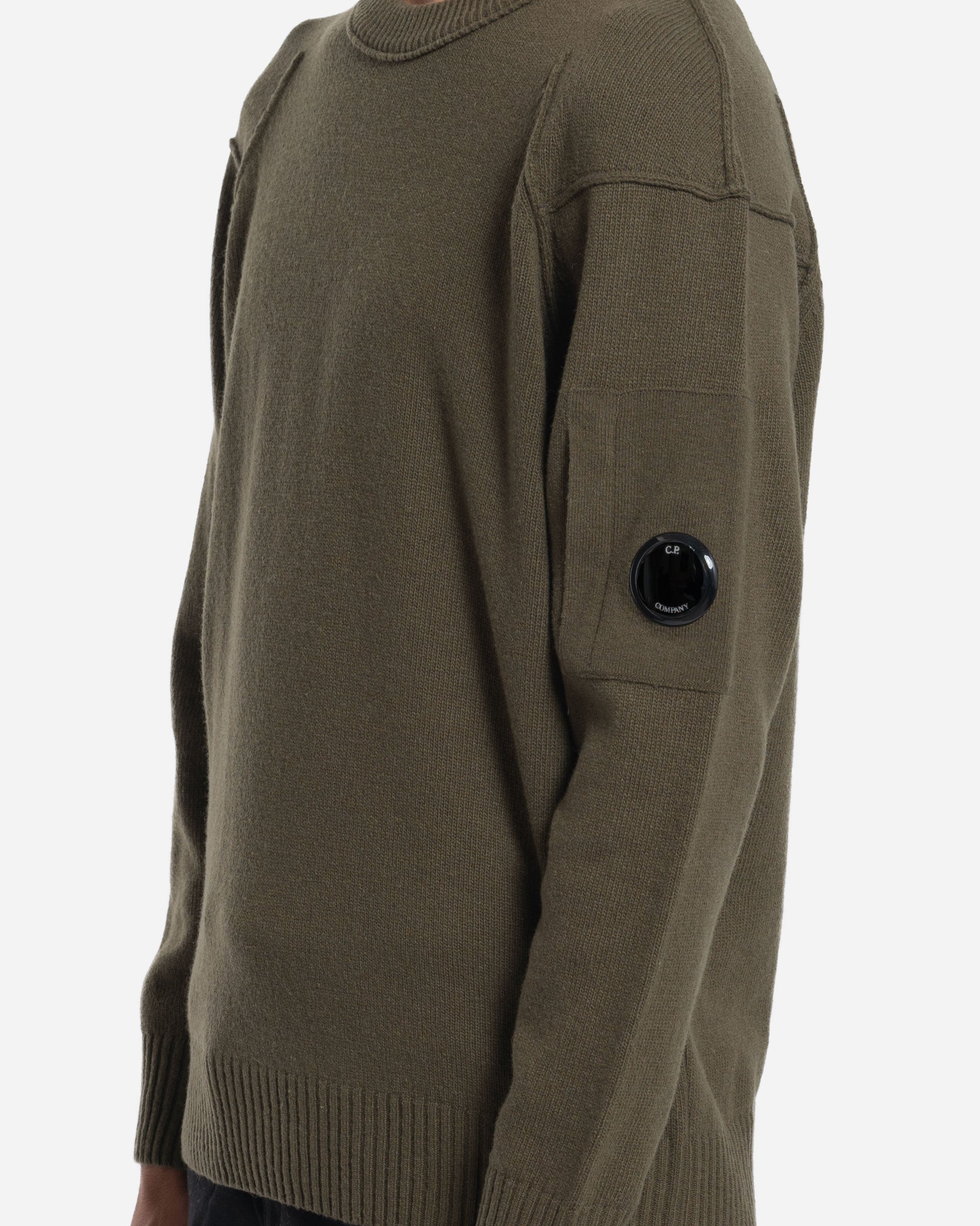 Pull à Col Ras du Cou en Laine Lambswool GRS