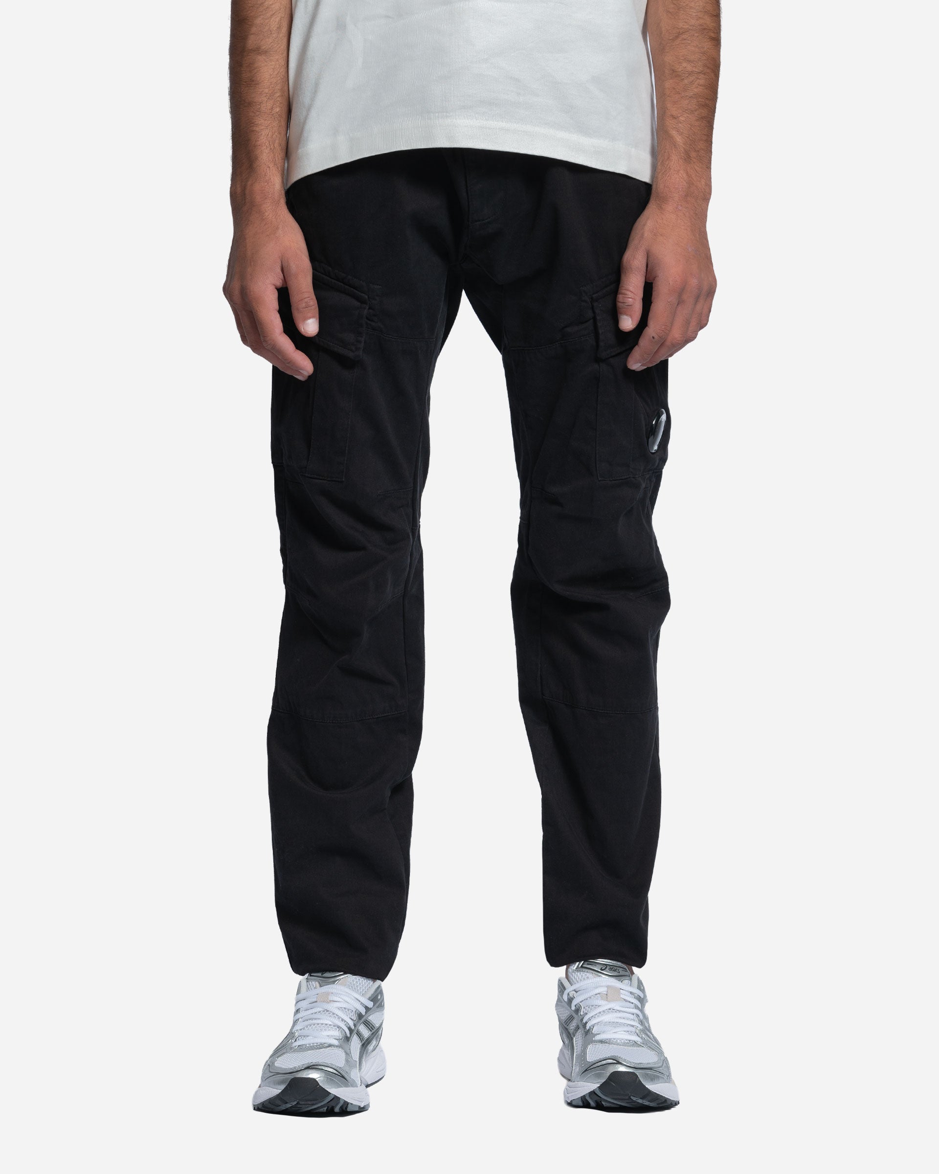 Pantalon Cargo en Satin Stretch