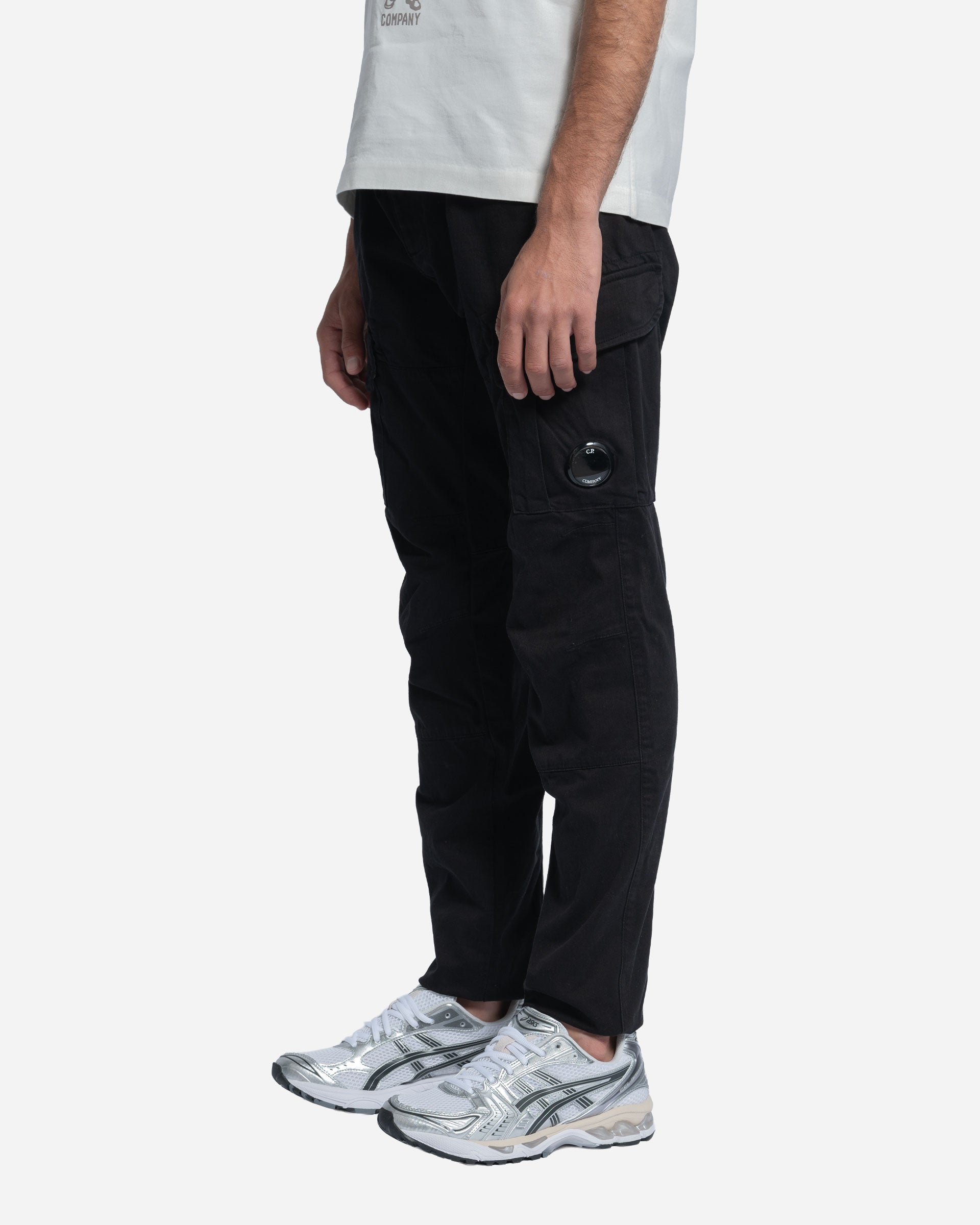 Pantalon Cargo en Satin Stretch