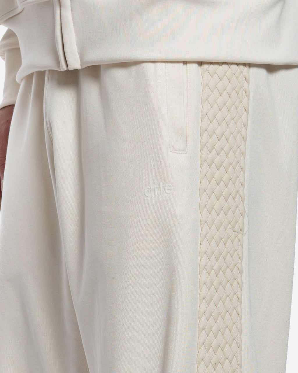 Pantalon à Détails Tressés