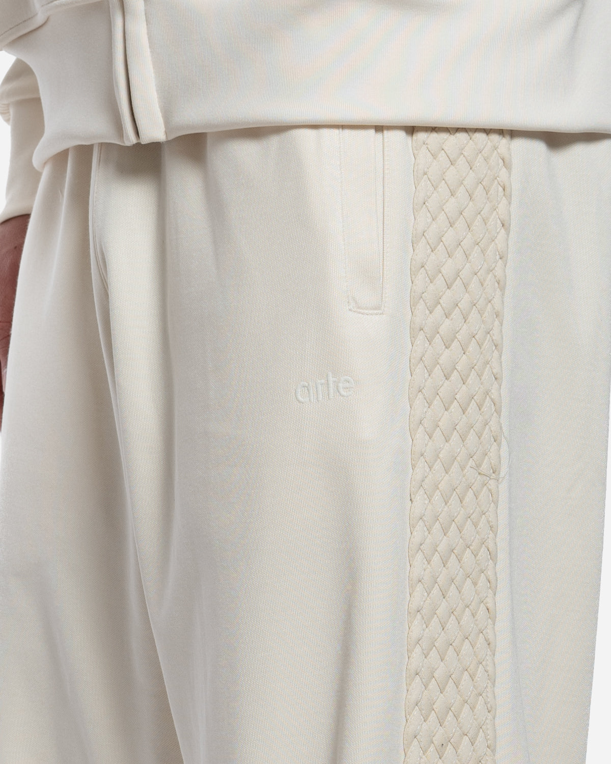 Pantalon à Détails Tressés