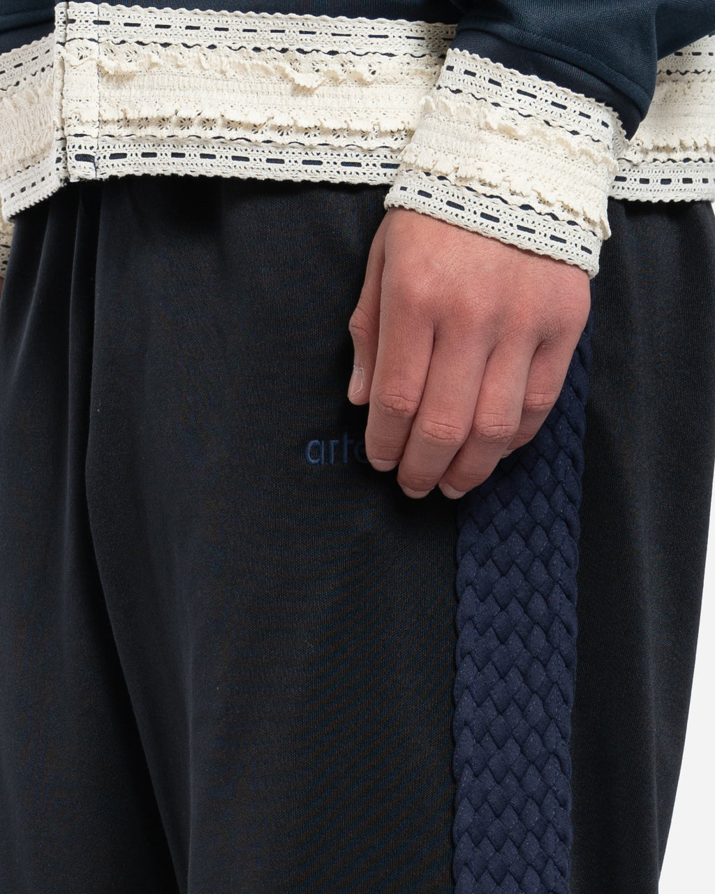 Pantalon à Détails Tressés