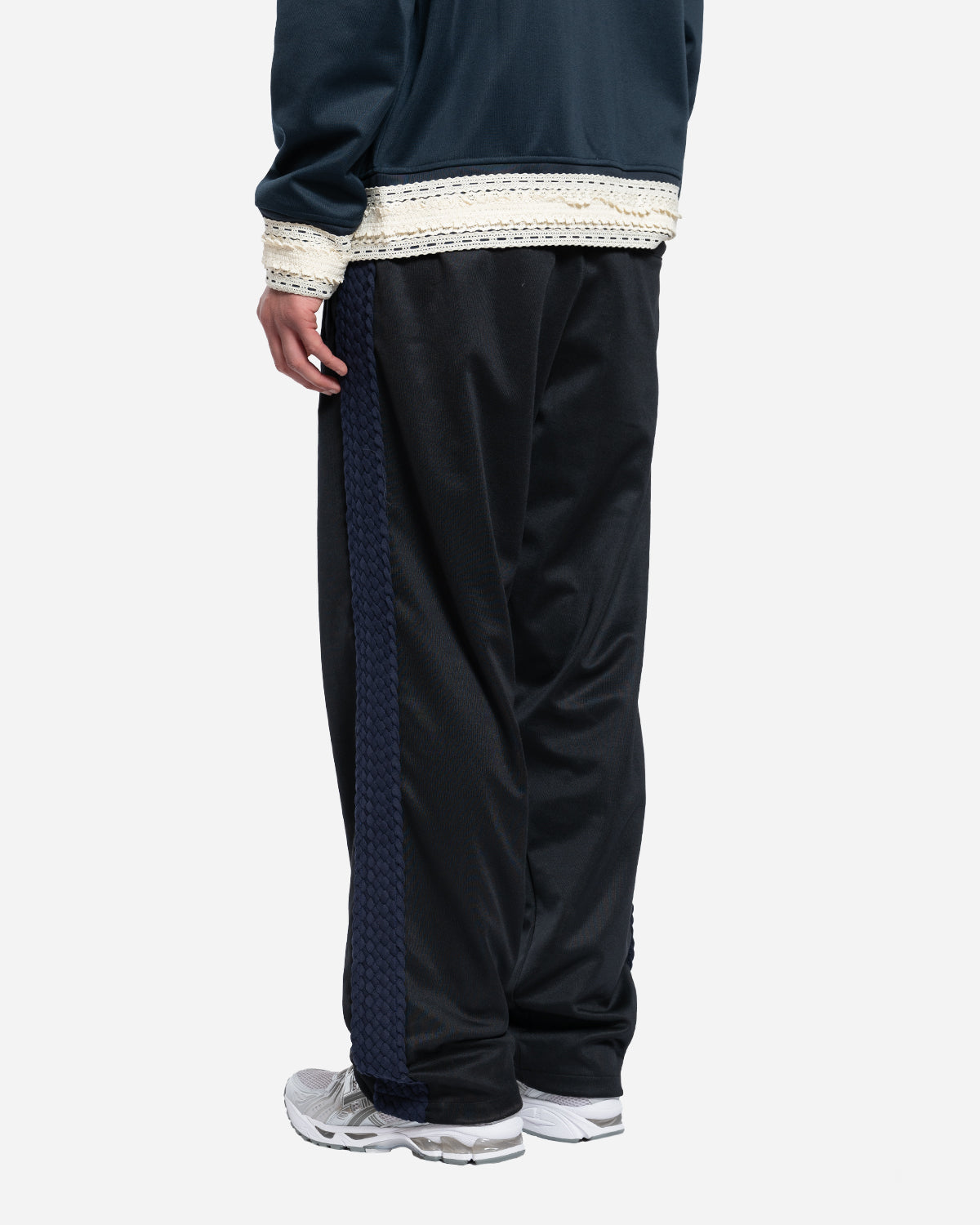 Pantalon à Détails Tressés