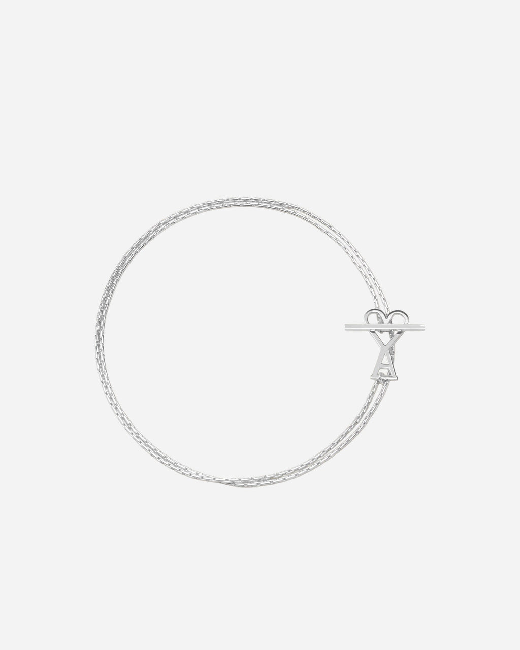 Collier Chaîne Ami de Coeur 2 En 1 En Laiton