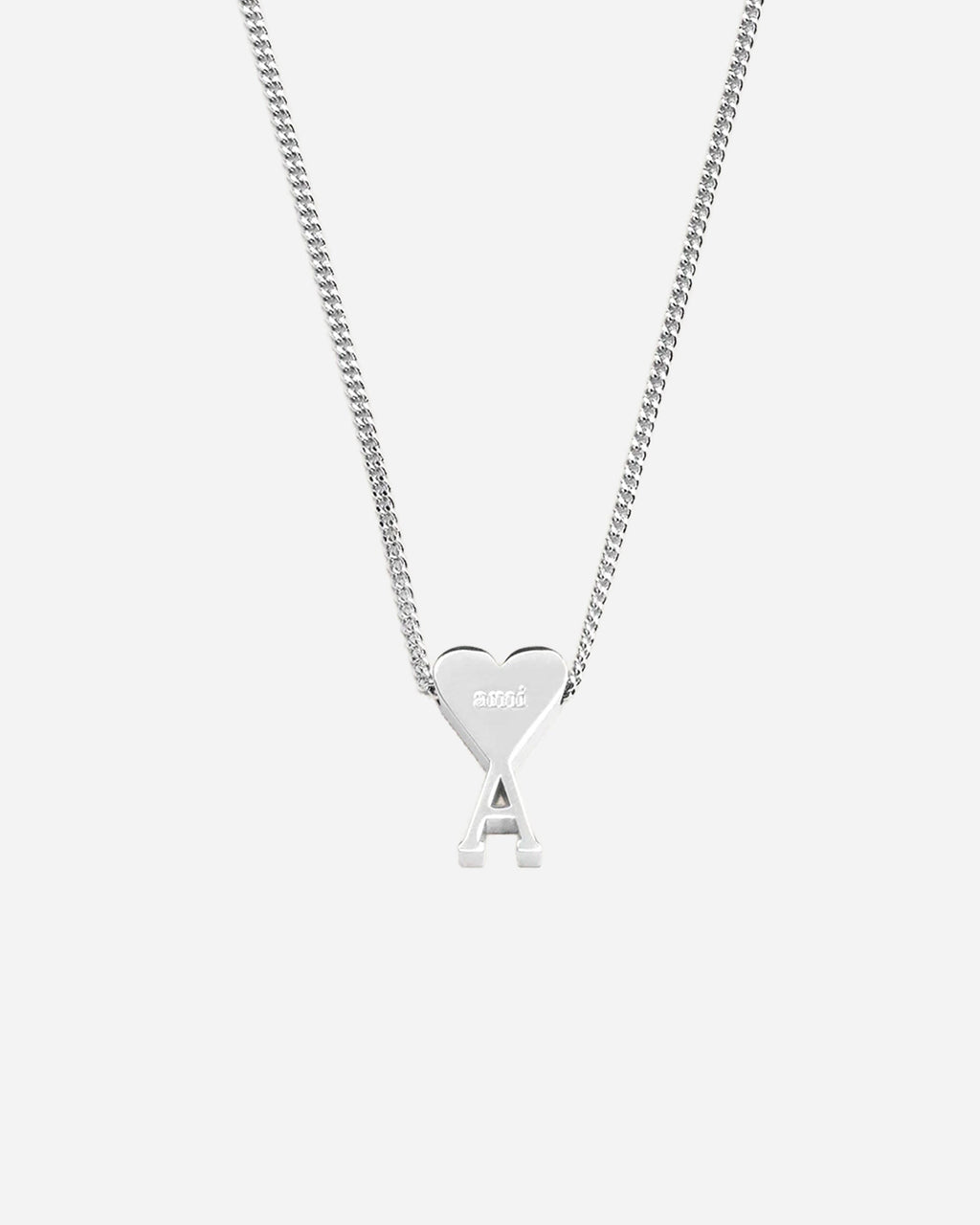 Collier Pendentif Argent Ami de Coeur En Laiton
