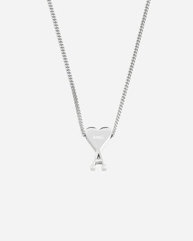 Collier Pendentif Argent Ami de Coeur En Laiton