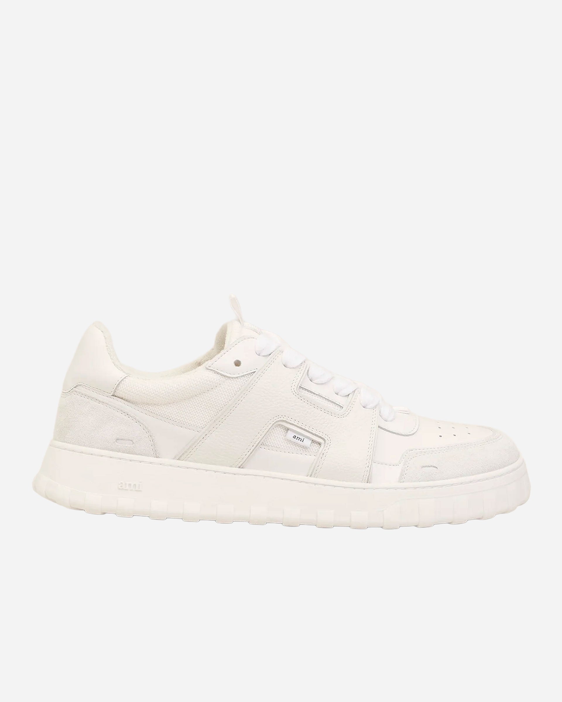 Baskets A Walk Blanches Basses En Cuir Lisse