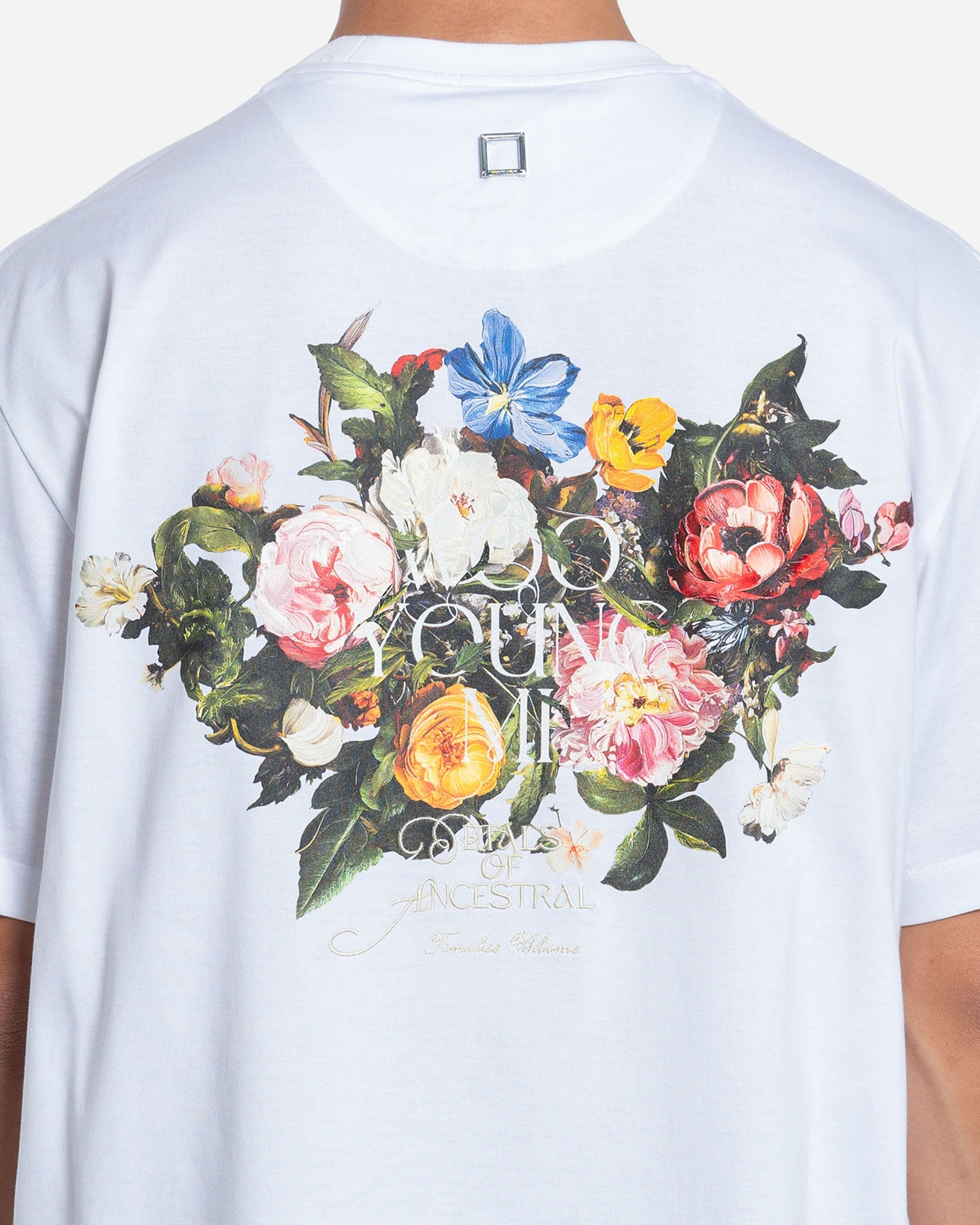 T-shirt avec Logo à Fleurs