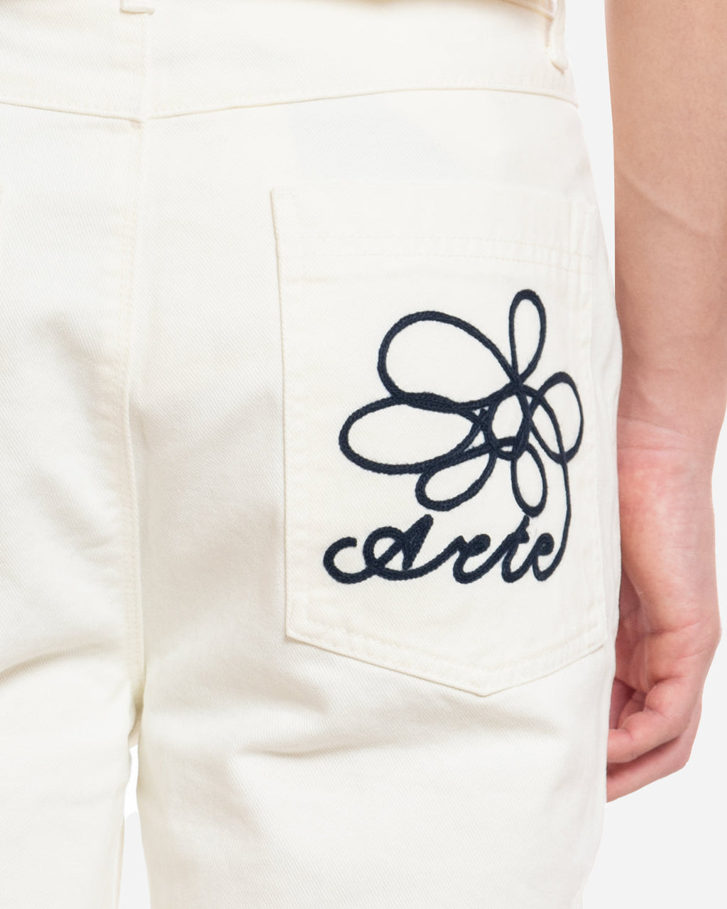 Pantalon à Poches Brodées